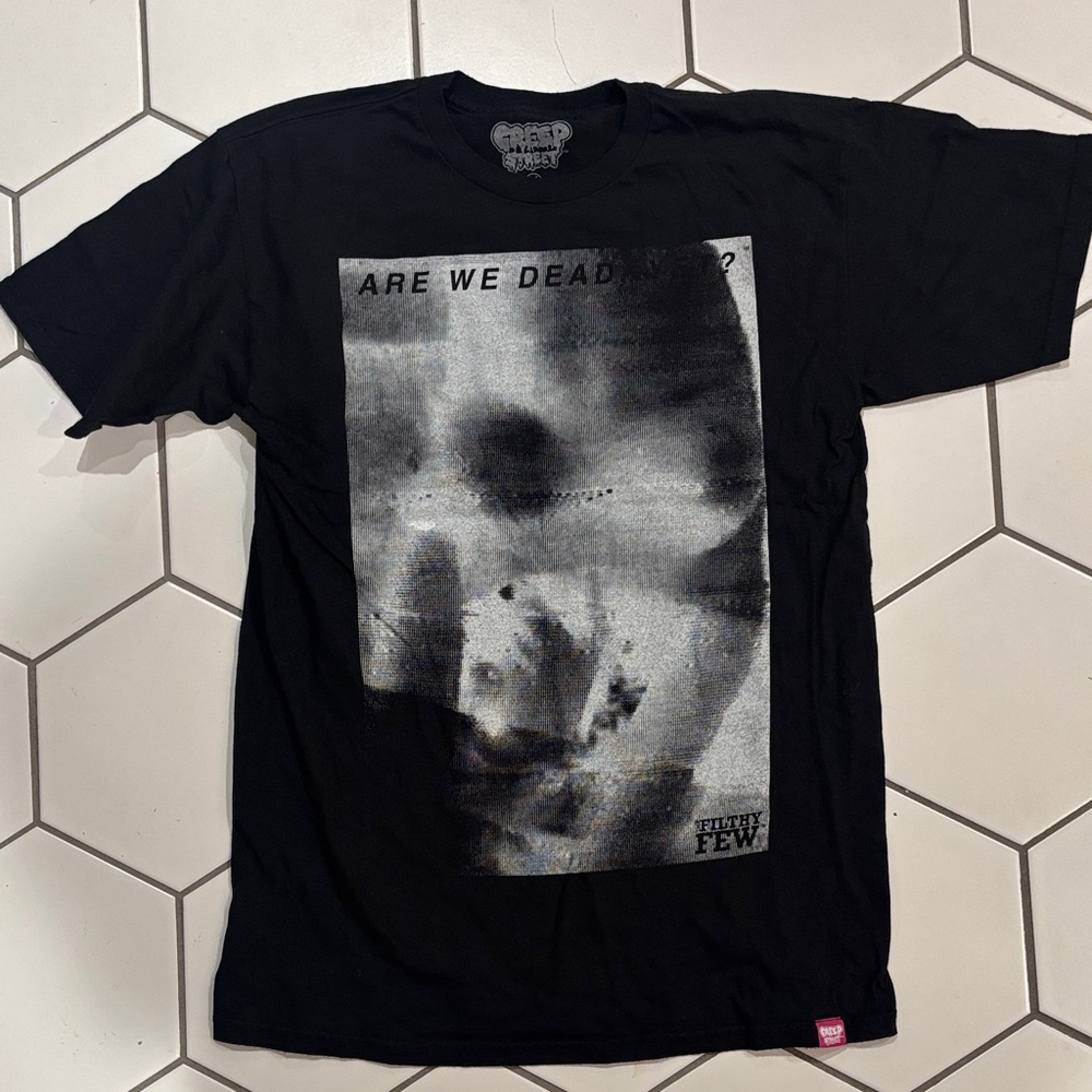 Black Graphic Tee by Brand